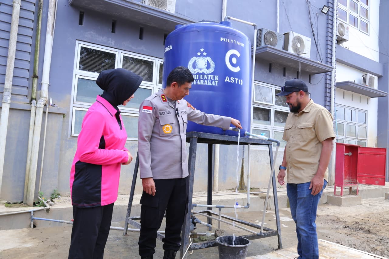 Kapolda Aceh Tinjau Sumur Bor Bantuan Polri di Aceh Tamiang, Pastikan Masih Berfungsi dan Bermanfaat