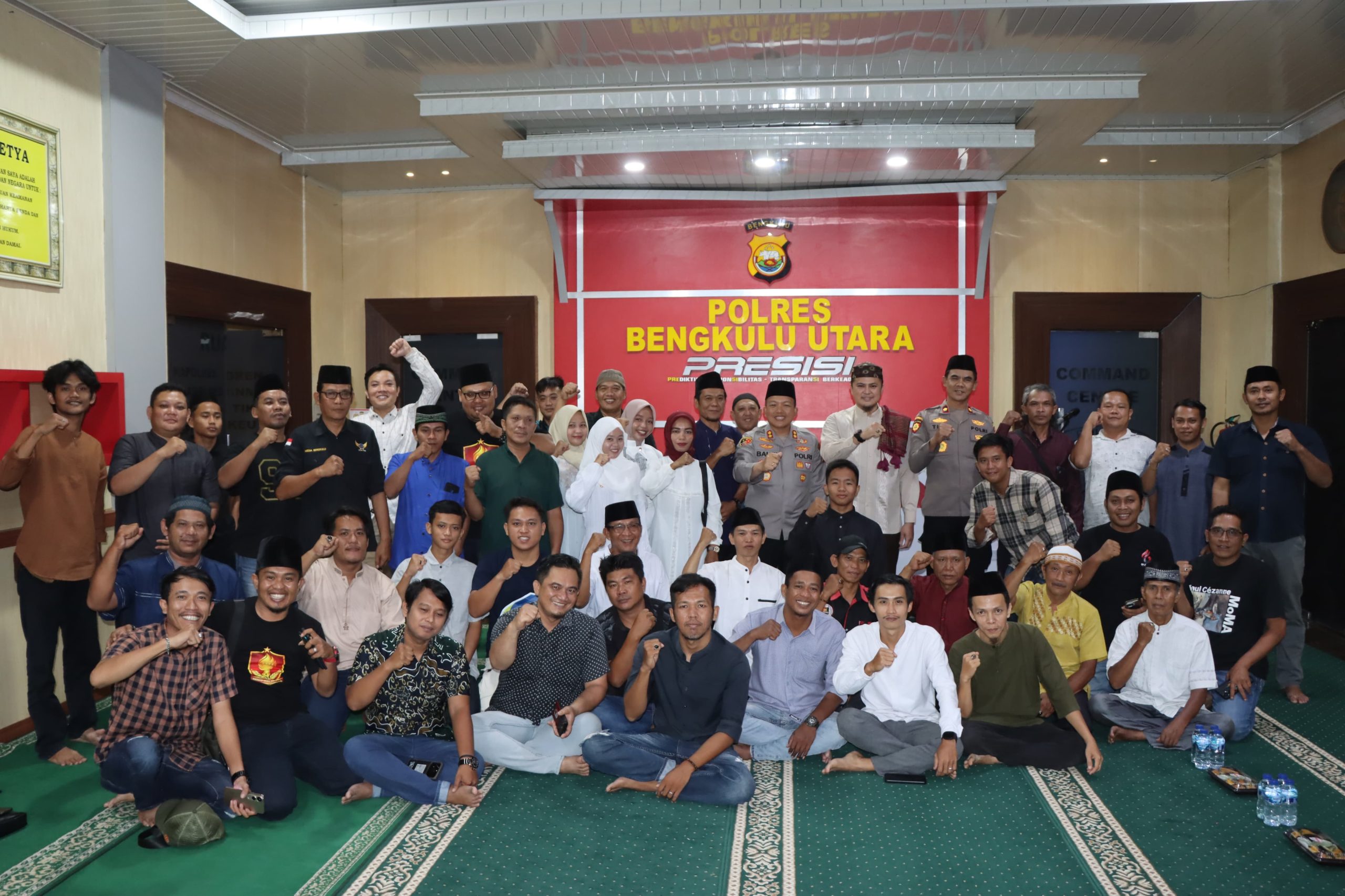 Pererat Silaturahmi , Polres Bengkulu Utara Gelar Puasa Bersama Insan Pers