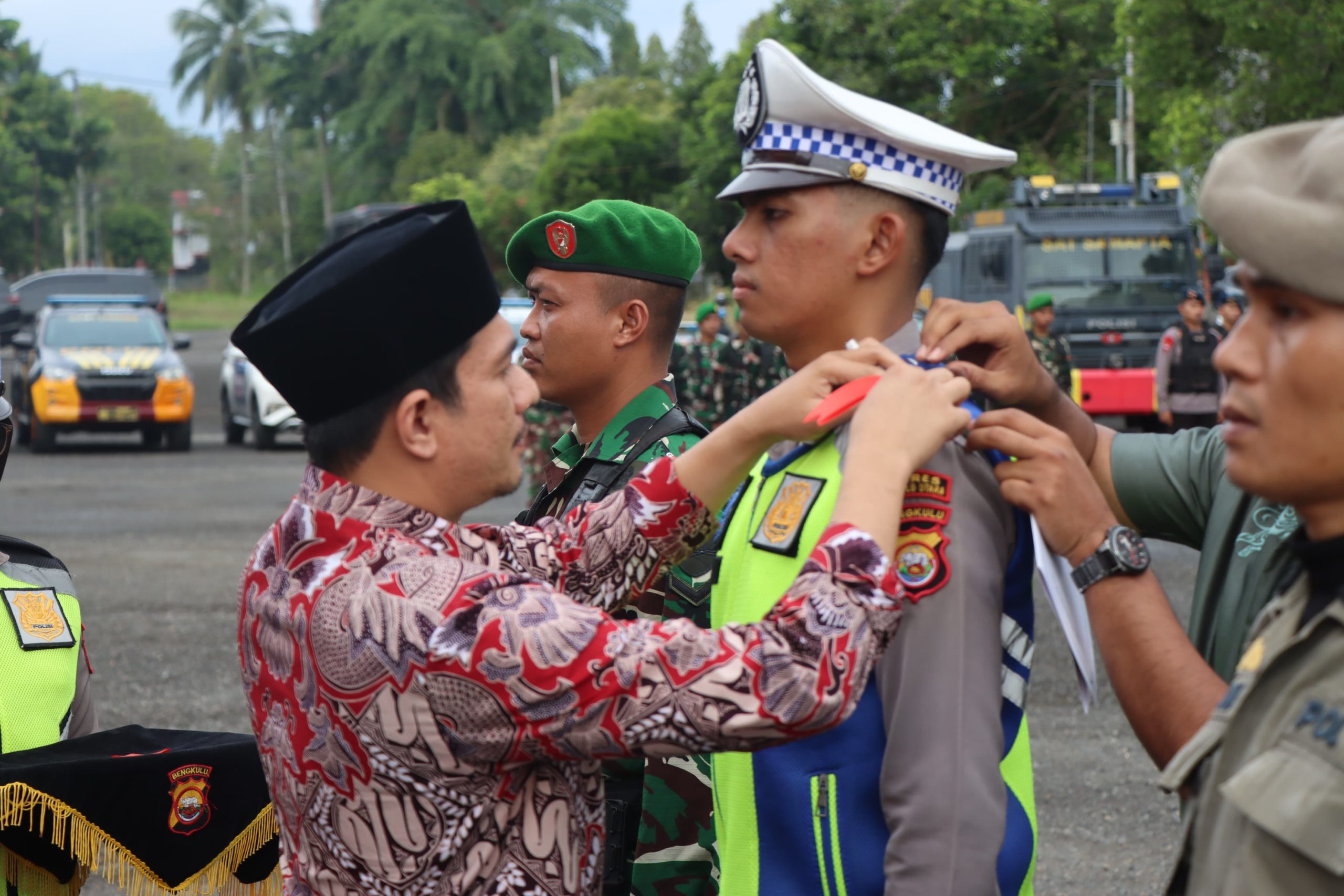 Bupati Bengkulu Utara Pimpin Apel Gelar Pasukan Operasi Ketupat Nala 2026