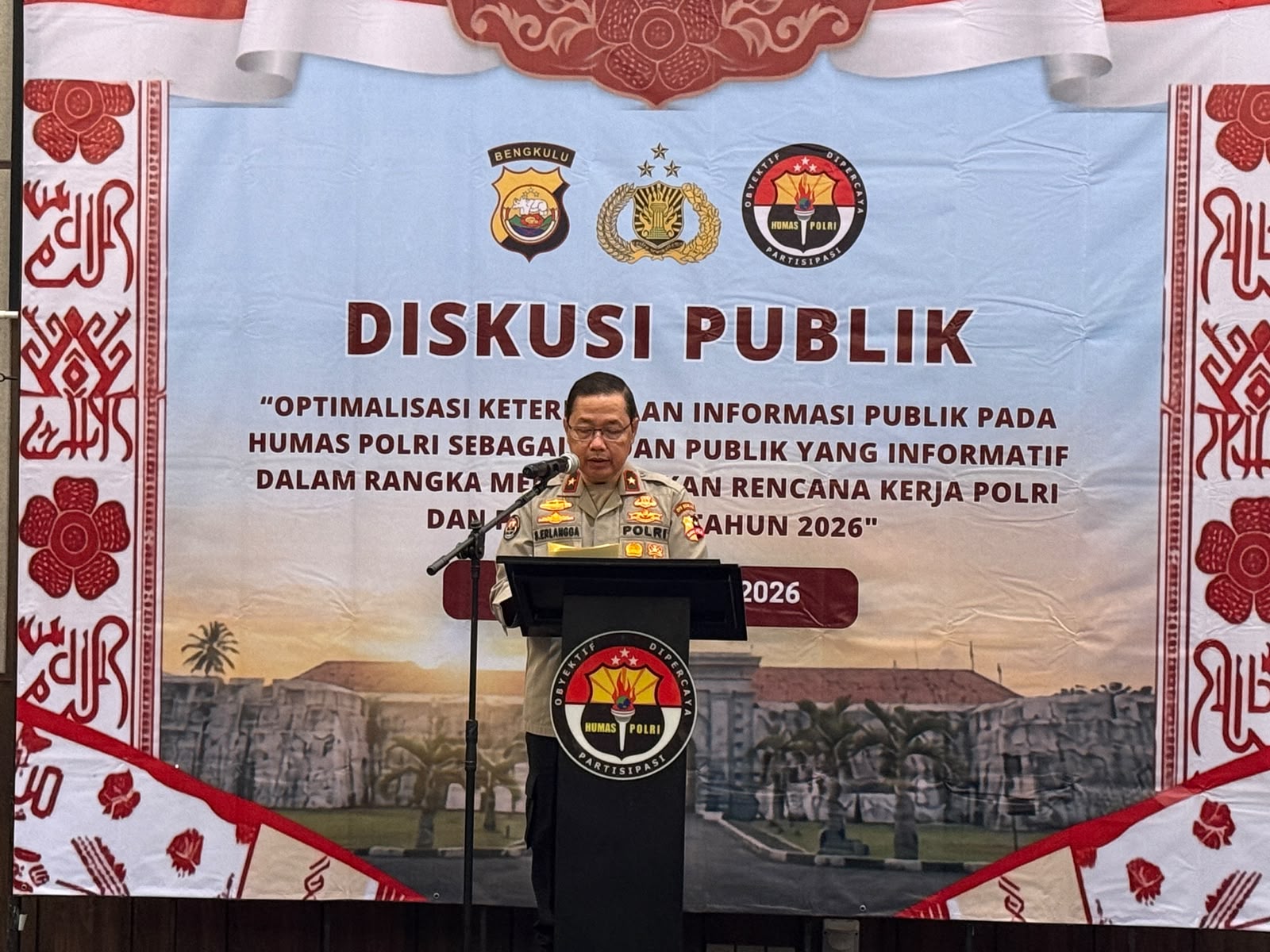 Hadapi Tantangan Era Digital, Polda Bengkulu Perkuat Sinergi Keterbukaan Informasi untuk Pelayanan Publik Berkualitas