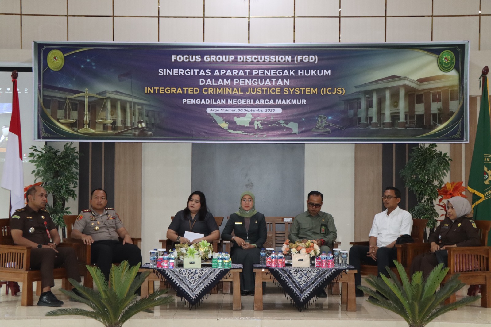 Kapolres Bengkulu Utara Hadiri FGD Sinergitas APH, Perkuat Sistem Peradilan Pidana Terpadu (ICJS)